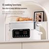 CUKO Intelligenter mehrschichtiger elektrischer Hot Pot und Dampfgarer: All-in-One Schmor-, Dampf-, Dreischicht-Haushaltsgerät.