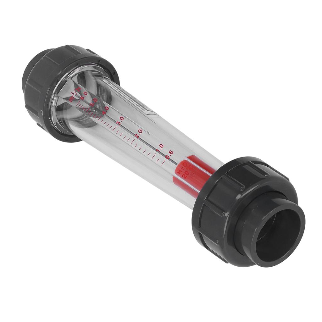 Liquid Flow Meter High Accuracy ABS Plastic Tube Design 0.6‑6m³ h Water Flowmeter