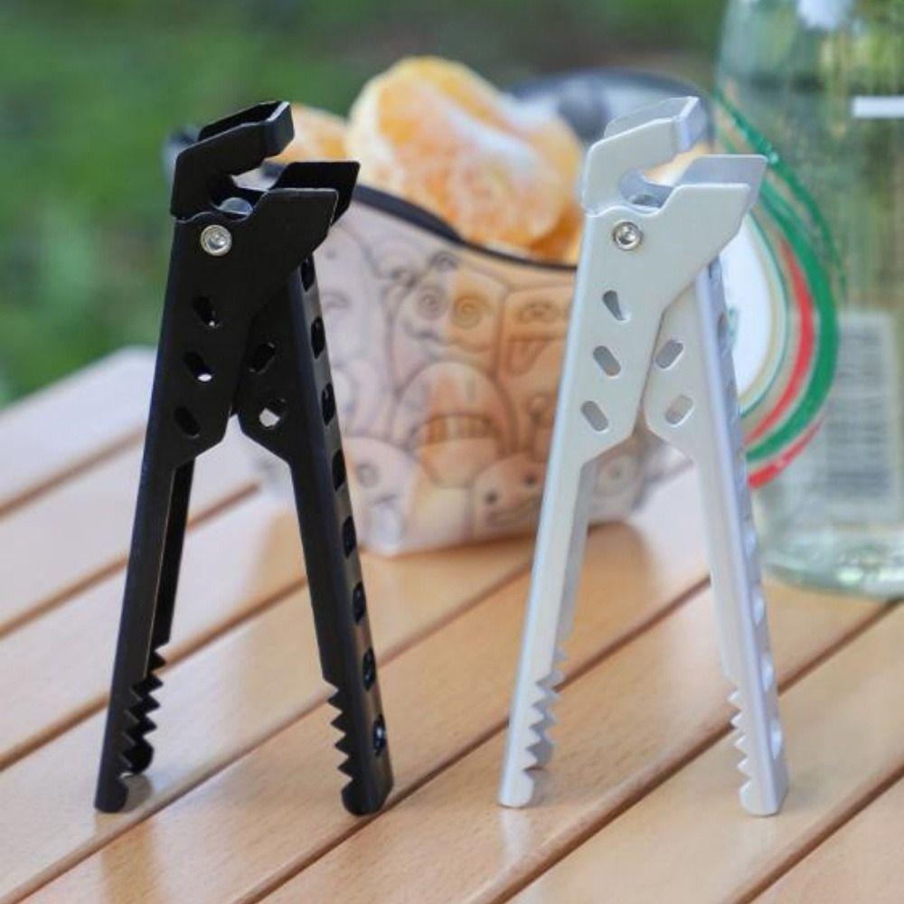 Portable Camping Picnic Clip 124*28mm Anti Scald Clip Bowl Pot Clamp  Tableware Accessories