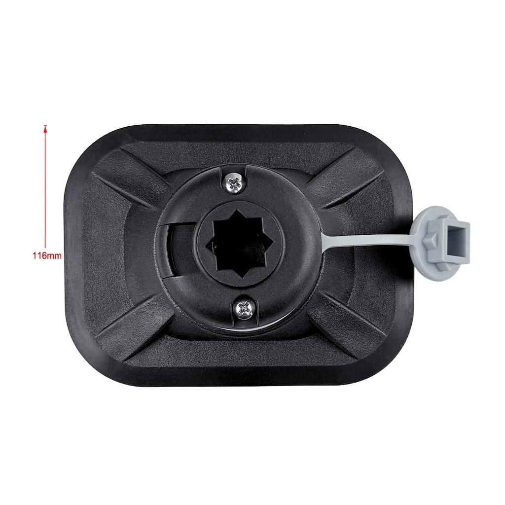 Yak Outdoors YKZ-54 Kayak Fishing Rod Holder Base, Inflatable Boat Rod Mount Bracket