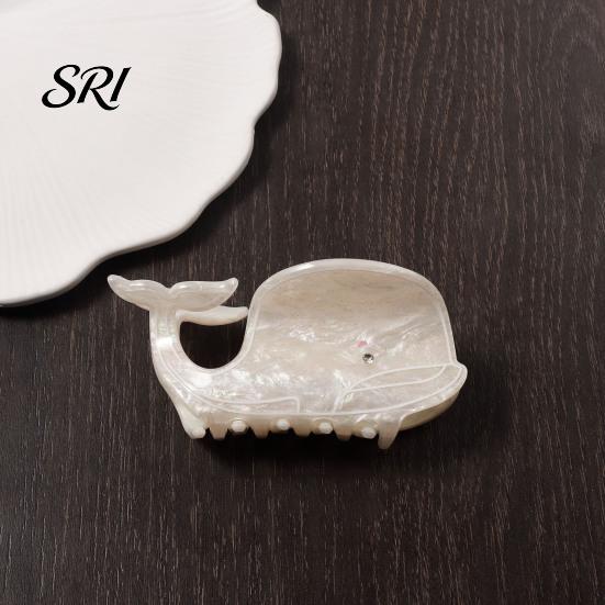 Non Slip Hair Clip Ocean Theme Claw Whale Shell Shape Strong Hold Curly Long Thick Thin Clamp Women Girls Accessories