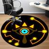 1pc Legend Zelda Symbol Office Round Area Rug, Under Office Chairs Bedroom Living Room Home Decor, Room Decoa1016239