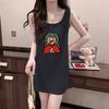 Women's Summer Sleeveless Vest Sleeping Dress Girls Sexy Halter T-shirt Dress