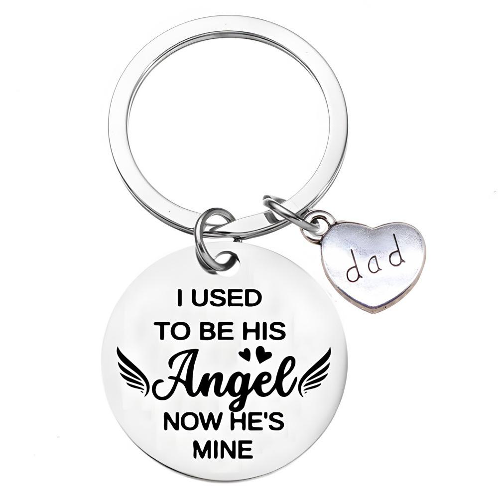 Stainless Steel Laser-Engraved Keychain: Halloween, Christmas & Thanksgiving Gifts