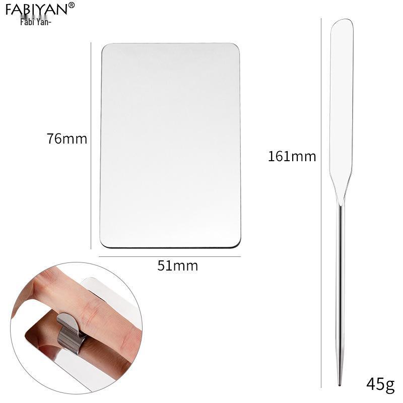 Double-Ended Stainless Steel Foundation Mixing & Scraper Tool