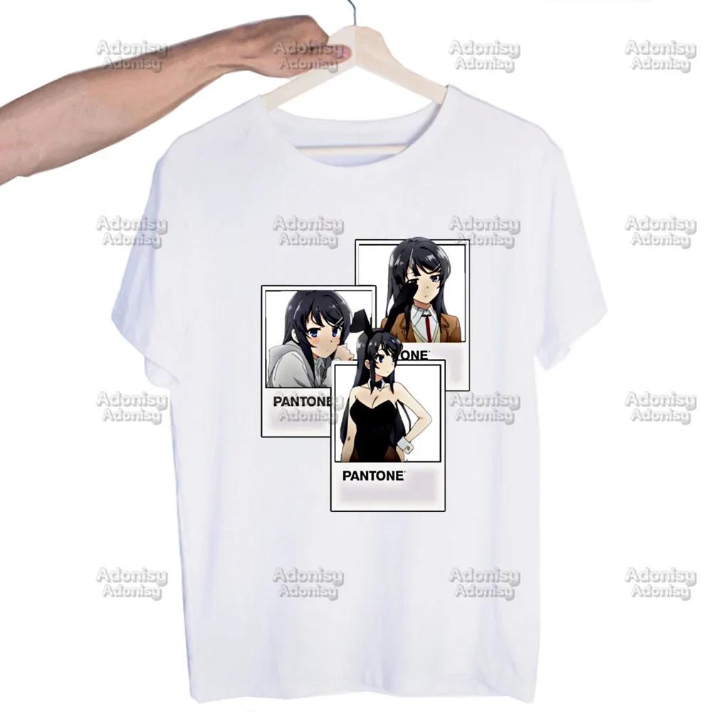 Mai Sakurajima Rascal Does Not Dream of Bunny Girl  Unisex T Shirt New O Neck Cotton T-Shirt Designer Tshirt Tops Tees Shirt