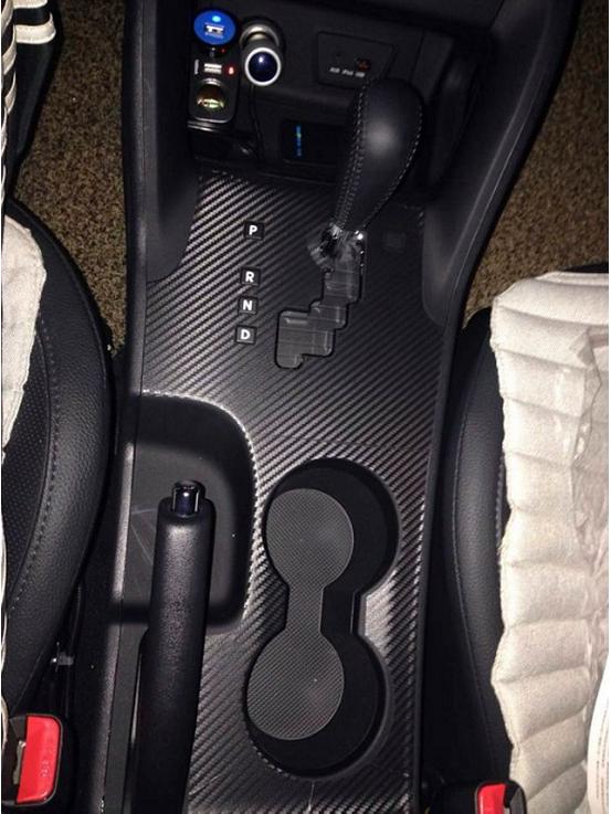 Hyundai ix35 Interiør Girpanel Klistremerker i Karbonfiber (2009-2017)