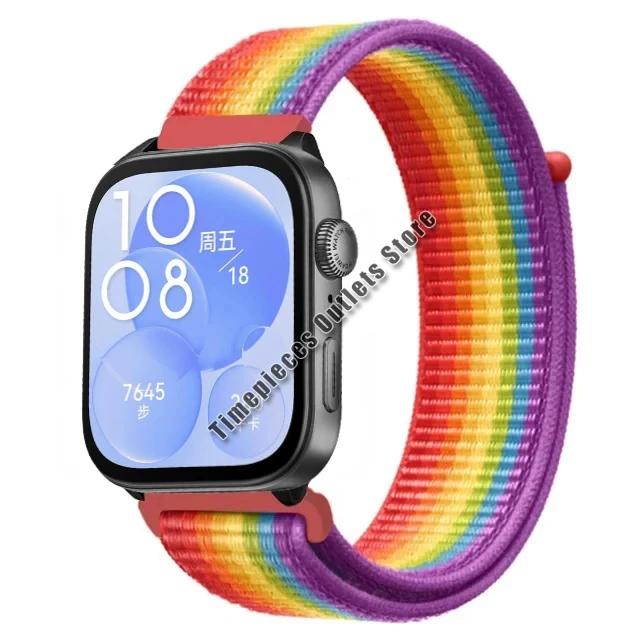 Nylon Loop Strap For Huawei Watch Fit 3 Sport Breathable Replacement Bracelet Wristband For Huawei Watch Fit 3 Belt Accessories