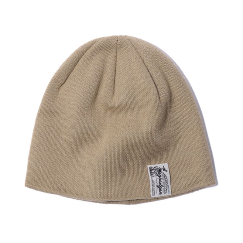 

MAGOODGAN Головной убор 9309 Однотонная бежевая шапка-бини FREE