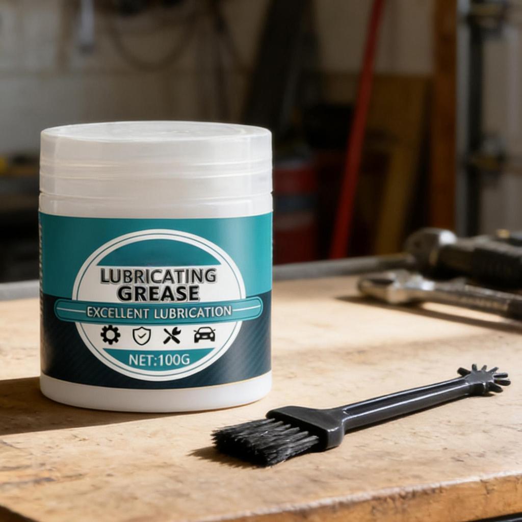 Heavy Duty Grease 100g Car Lubricant Wheel Bearing Grease With Brush For Sedans Suvs Door Garage Bike Bearing Wheel Break Track