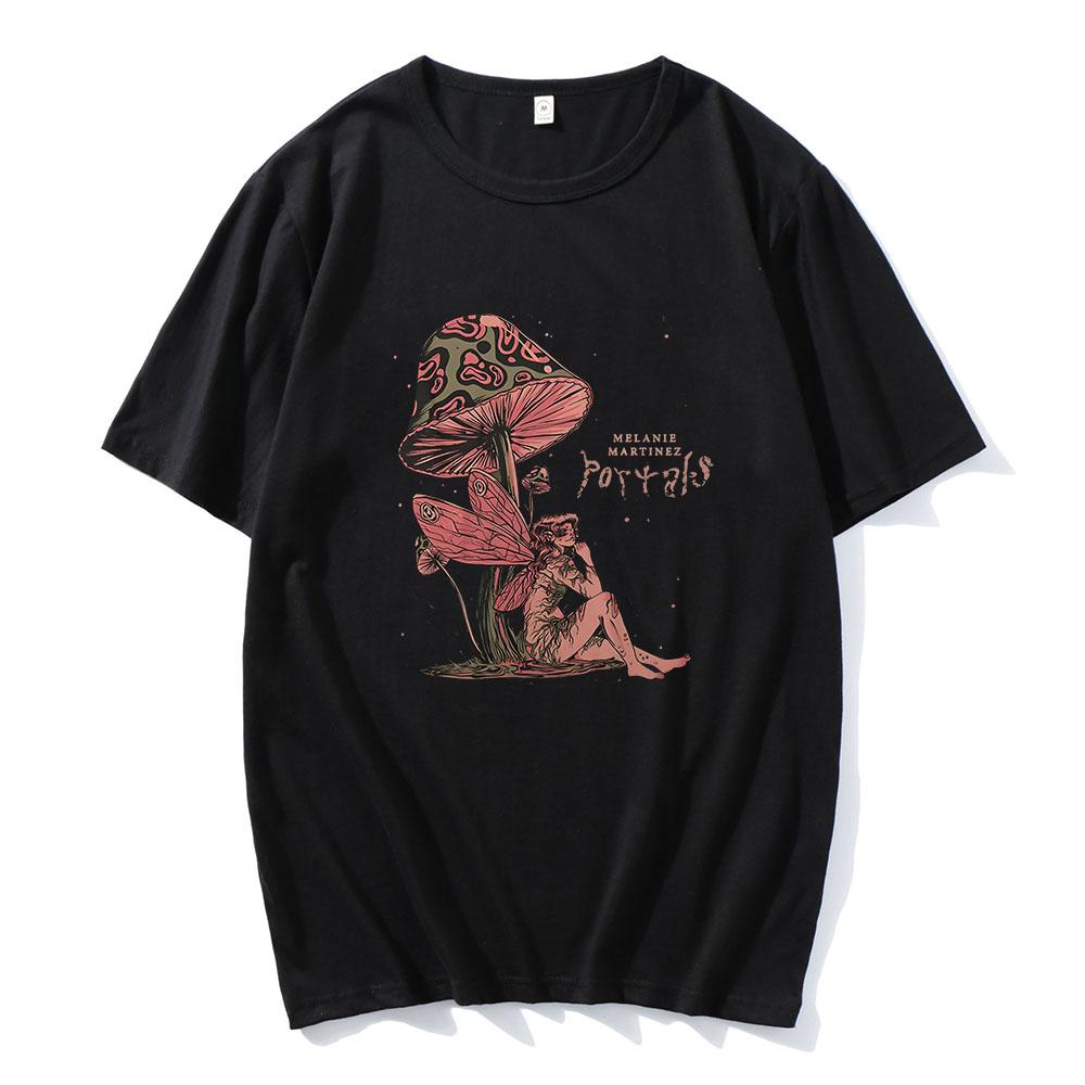 

Футболка Melanie Martinez Portals Tour, футболки из 100% хлопка, футболка с графическим принтом известной певицы, футболка с короткими рукавами для девочек 4XL