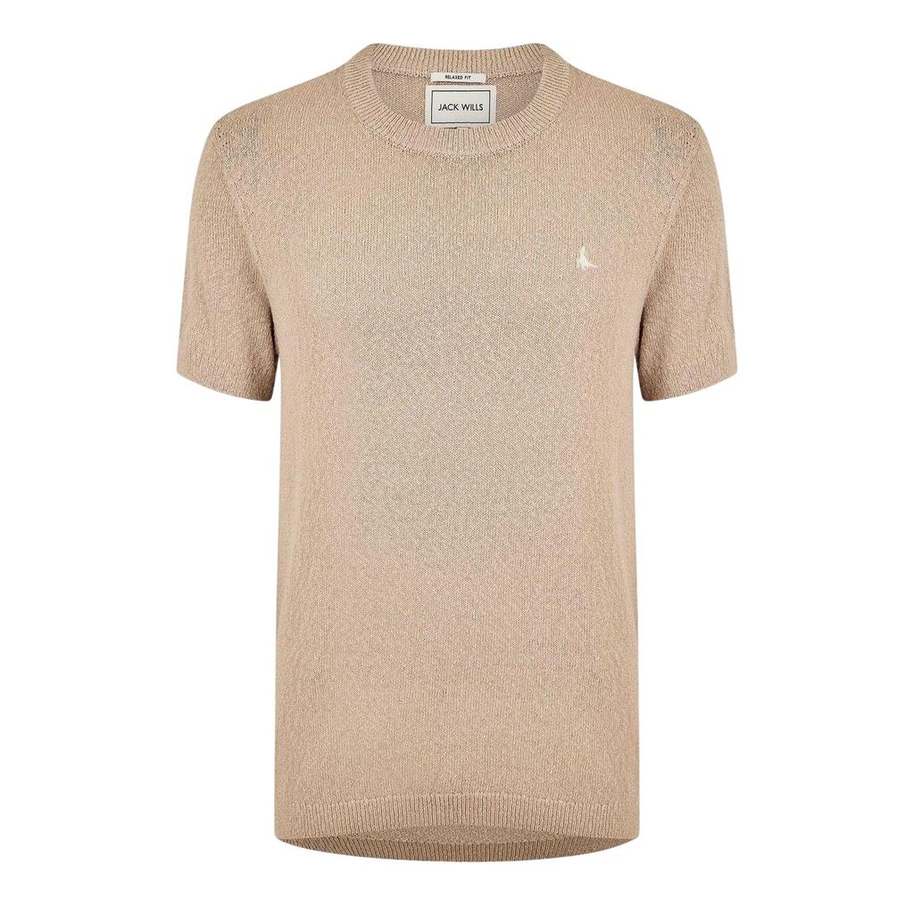 Jack Wills Gestricktes T-Shirt für Herren
