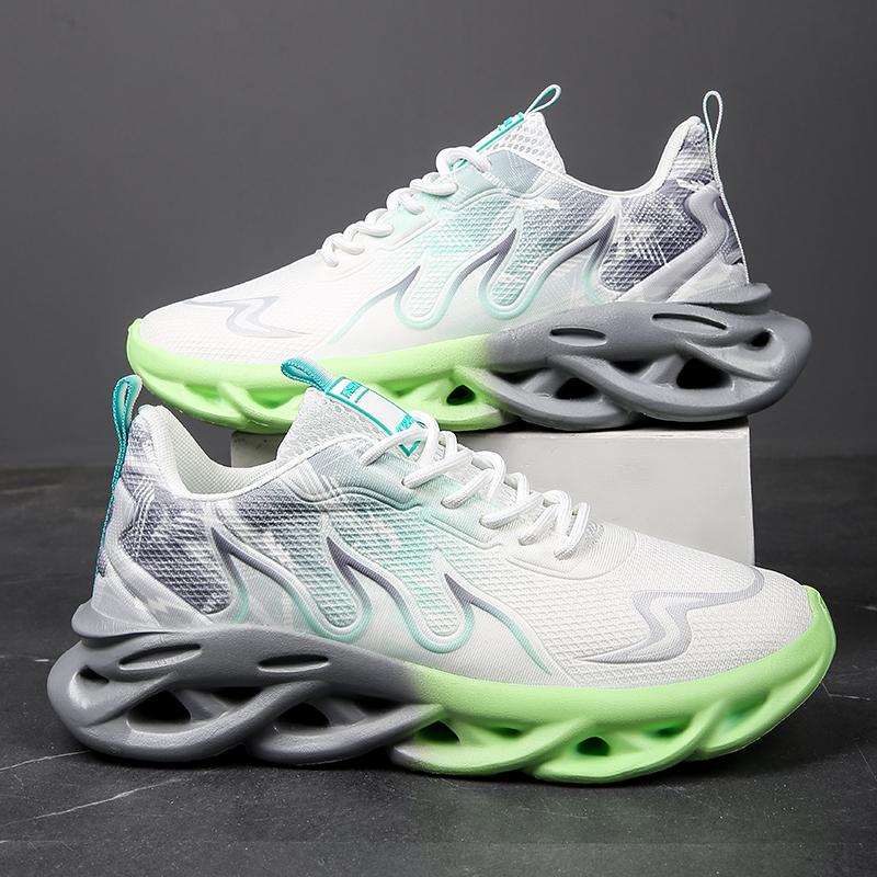 Running Shoes Men Lightweight Breathable Soft Casual Tennis Shoes Fashion Mesh Breathable Sneakers for Men