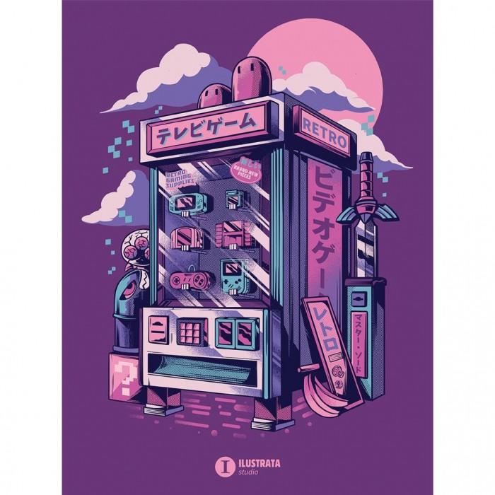 Ilustrata Vending Machine Canvas Print