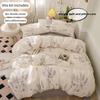 3pcs Floral Duvet Cover Set Pillowcases No Filling No Flat Sheet Twin Single Queen Size Girls Bedding Linen