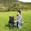 Portable Ultra-light Folding Camping and Fishing Chair with Small Stool for Art Sketching