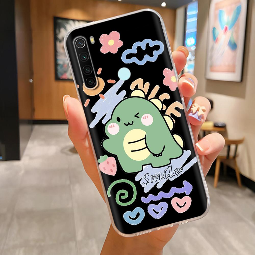 For Xiaomi Redmi Note 8T Case Luxury TPU Shockproof Cartoon Silicone Phone Cover For Redmi Note 8T Note8T Cases Bumper Fundas