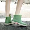 Regenstiefel Damen Rutschfeste Wasserdichte Schuhe Outdoor Verschleißfeste Gummischuhe Küchenarbeit Wasserdichte Stiefel Kurzer Schaft