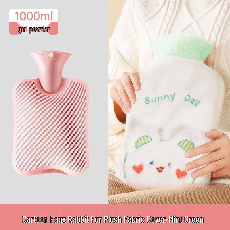 Fumede Cartoon Plush Hot Water Bottle Hand Warmer