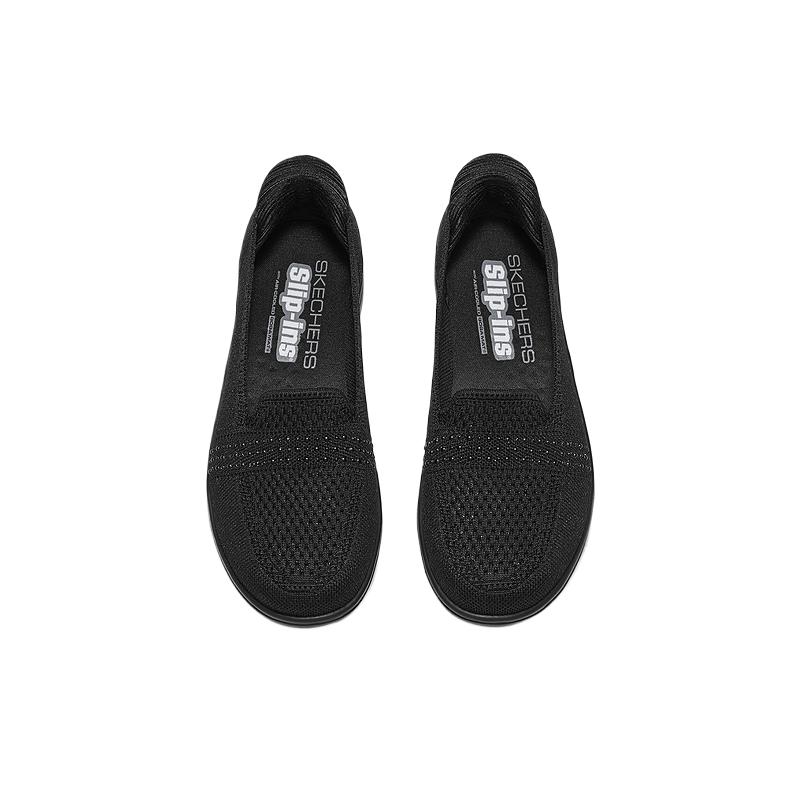 Skechers O-T-G Womens Solid Color Comfortable Breathable Low-Top Casual Shoes Women Sneakers 138543-BBK