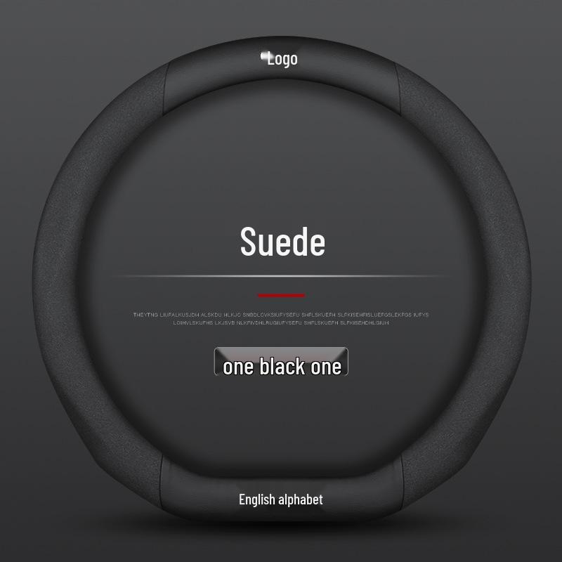 Universal Suede Steering Wheel Cover for NIO ES6, ES7, EC7, ET5, ET7 - Four Season, Ultra-Thin Design