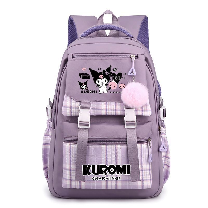 Kulomi Backpack for Elementary School Students, Korean Version, Cute Cartoon Girl, JK Backpack, Melody Junior High School Backpack for Girls