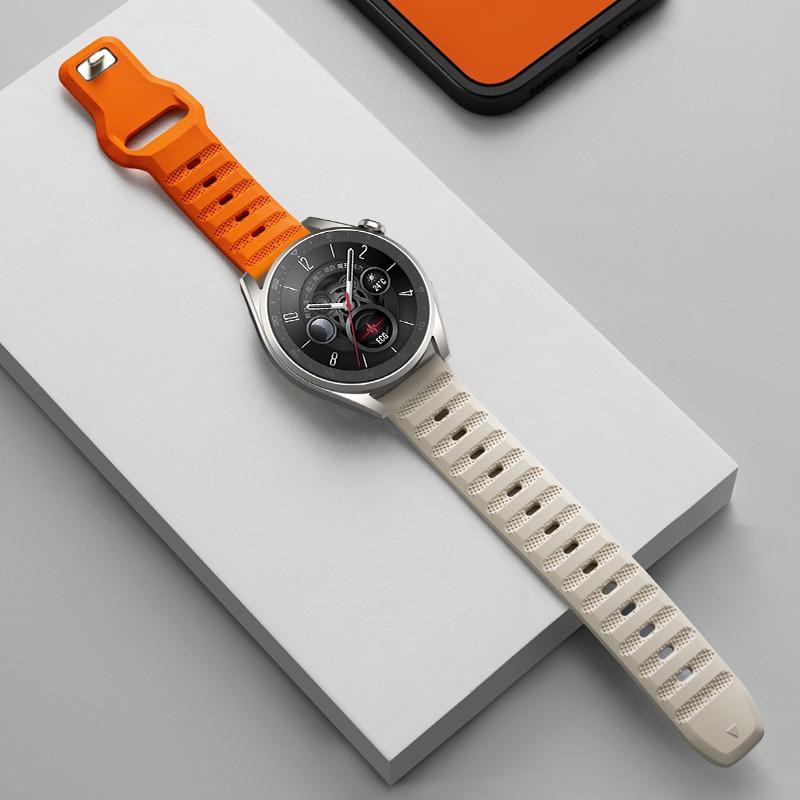 

22mm 20mm Silicone Band For Huawei Watch 4/Pro/3/GT GT2 GT3 Pro 46mm 42mm Sport Bracelet for Samsung Watch 3/4/5 Amazfit GTR/GTS For 20mm