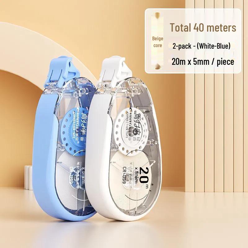 Large Capacity Eye-Friendly Correction Tape - Smooth, Silent, and Anti-Drop.