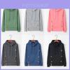 Womens Soft And Comfortable Long Sleeve Hooded Hoodies With Pure Color Sport Coat