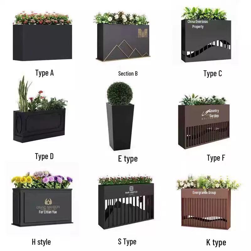 Outdoor Stainless Steel Planter Box