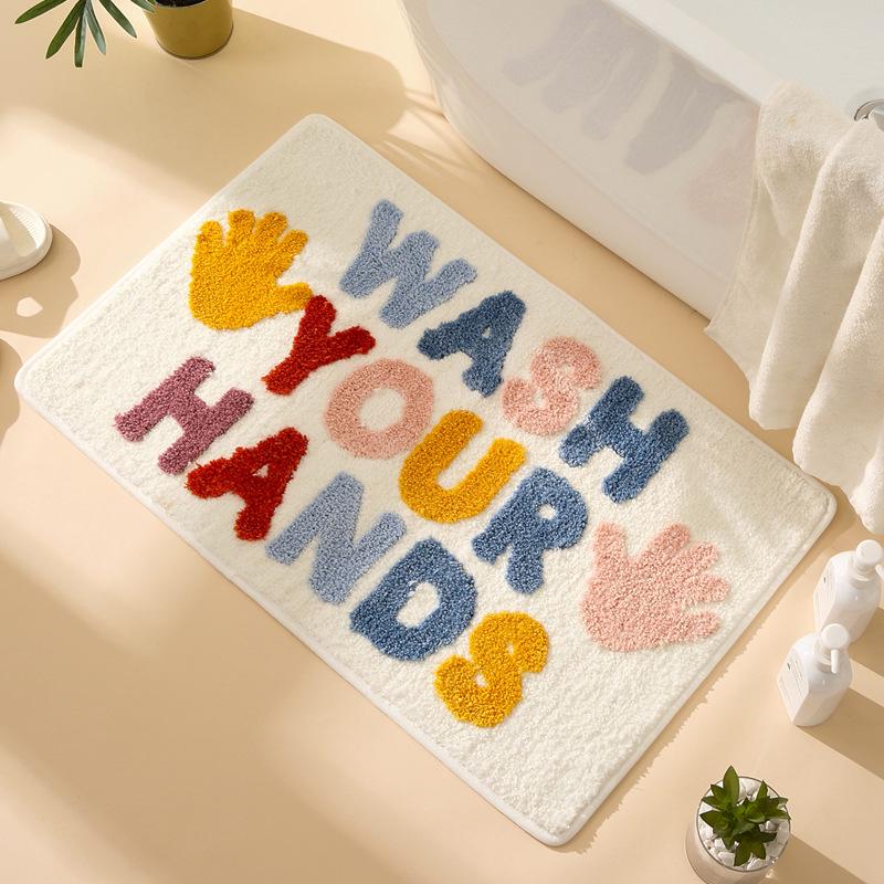 Thick Absorbent Anti-Slip Bathroom Door Mat