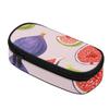 Pen Case Durable 300D Polyester Large Capacity Smooth Zipper with Main Pocket Mesh Layer and Removable Pen Divider for Boys Girls