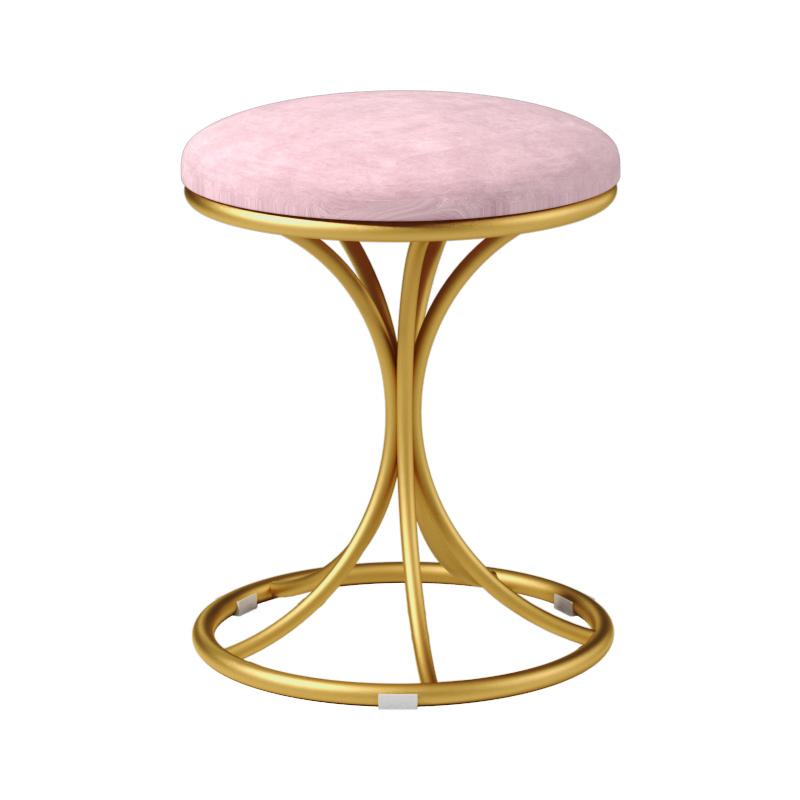 Nordic Tragbare Samt Metall Eitelkeit Hocker Esszimmer Stuhl Moderne Wohnzimmer Schlafzimmer Möbel Make-Up Stühle Flur Schuhe