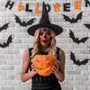 Mexico Day of the Dead Luminous Facial Tattoo Sticker Halloween Party Decoration Halloween Dress Up Day of the Dead DIY Party