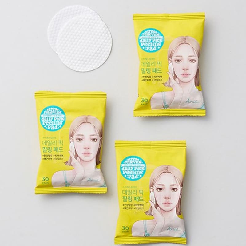 [Ariul] Stress Relieving Daily Pick Peeling Pad 30 sheets X 3