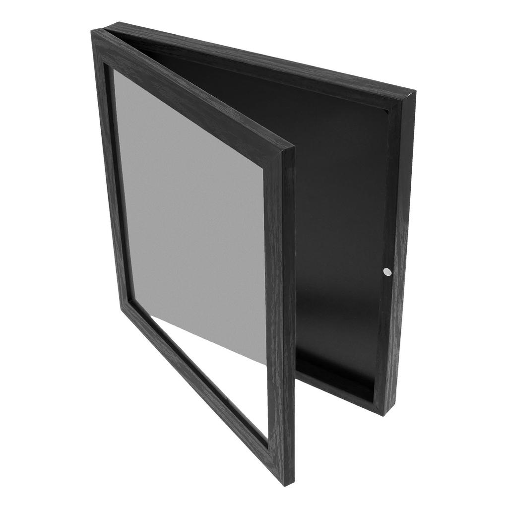 Marco de Pantalla de Camisetas de Madera Montado en la Pared Caja de Almacenamiento de Camisetas 13x13 pulgadas Marco de Caja de Sombras Multifuncional para Camisetas Recuerdos