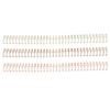 100pcs 9/16inch Wire Binding Spines 120 Sheet Capacity Spiral Double Loop Binding Twin Loop Wires Co