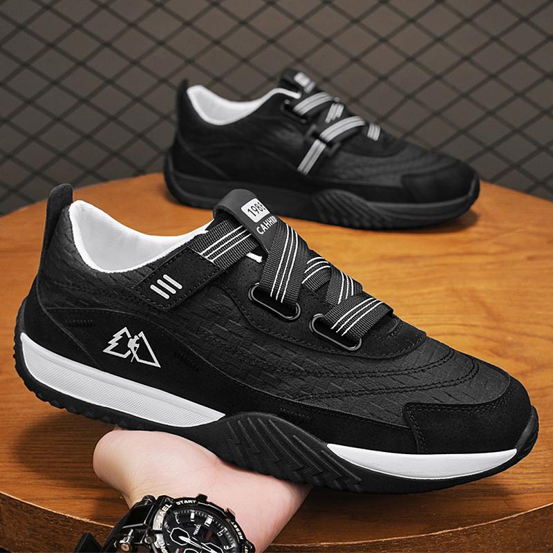 

2026 New Breathable Slip-On Anti-Slip Wear-Resistant Casual Shoes Thick Bottom Labor Protection Zapatos Men s Work Sports Shoes 39 чорний