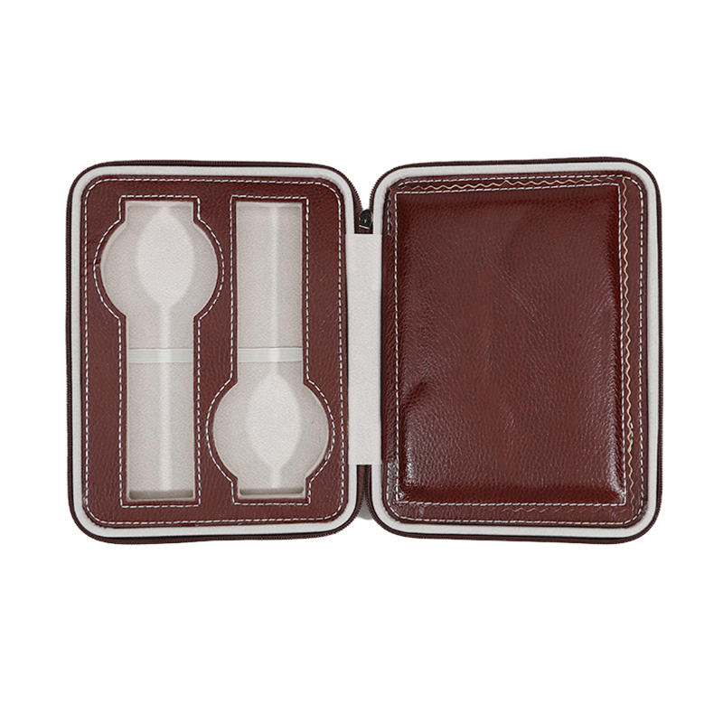 2025 New 2/4/8 Girds Portable Watch Storage Boxes Organizer with Zipper Classic Style Multifunctional Watch Display Box