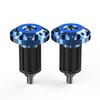 2Pcs CNC Motorcycle Handlebar Grips Bar End Cap Plugs Slider Aluminum for 16-18mm Motorbike Handle