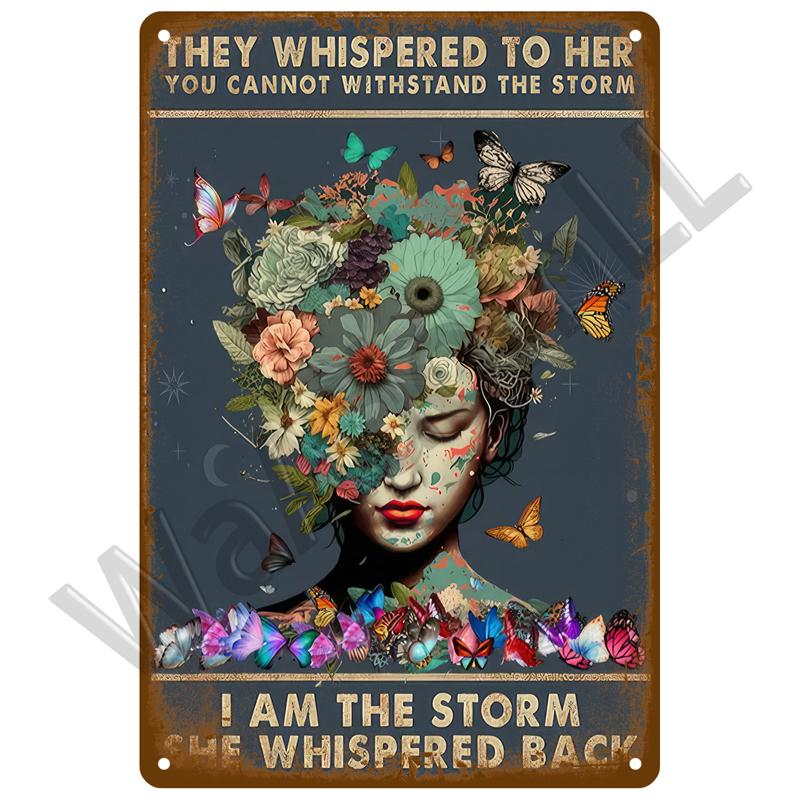 Retro Tin Sign For Cafe Garden Decorations Vintage Metal Sign Home Wall Art Mural Plaque Plate Room Decor Farm Painting Gift