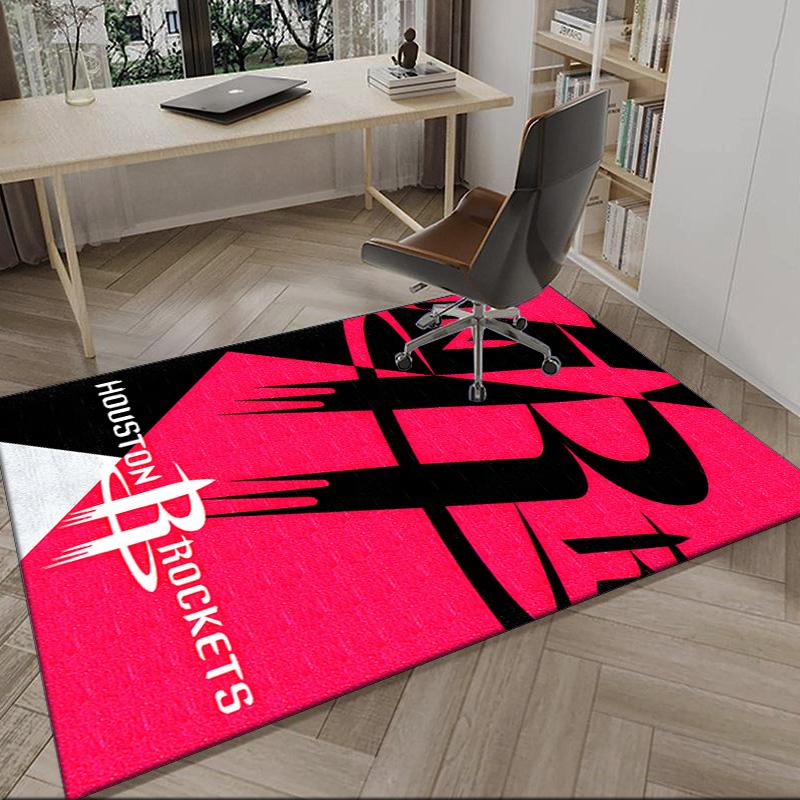 basketball Pride Rockets Carpet, Kitchen Rugs, Yoga Mat, Non-Slip Mats, Rug for Bathroom, Living Room bedroom, Camping Rugs Christmas Gift
