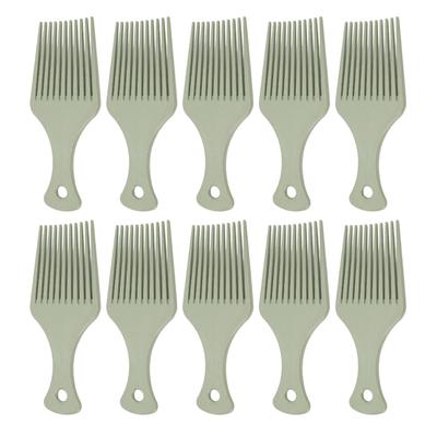 10 szt. Grzebień z szerokimi zębami Kompaktowy Przenośny Ergonomiczny Uchwyt Szczotka do Stylizacji Koloryzacji Włosów do Domu