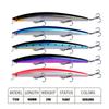 Minnow Fishing Lure Laser Hard Artificial Bait 18cm 24g 3D Eyes Sharp Hooks Sea Fishing Bait Colorful Crankbait Wobblers