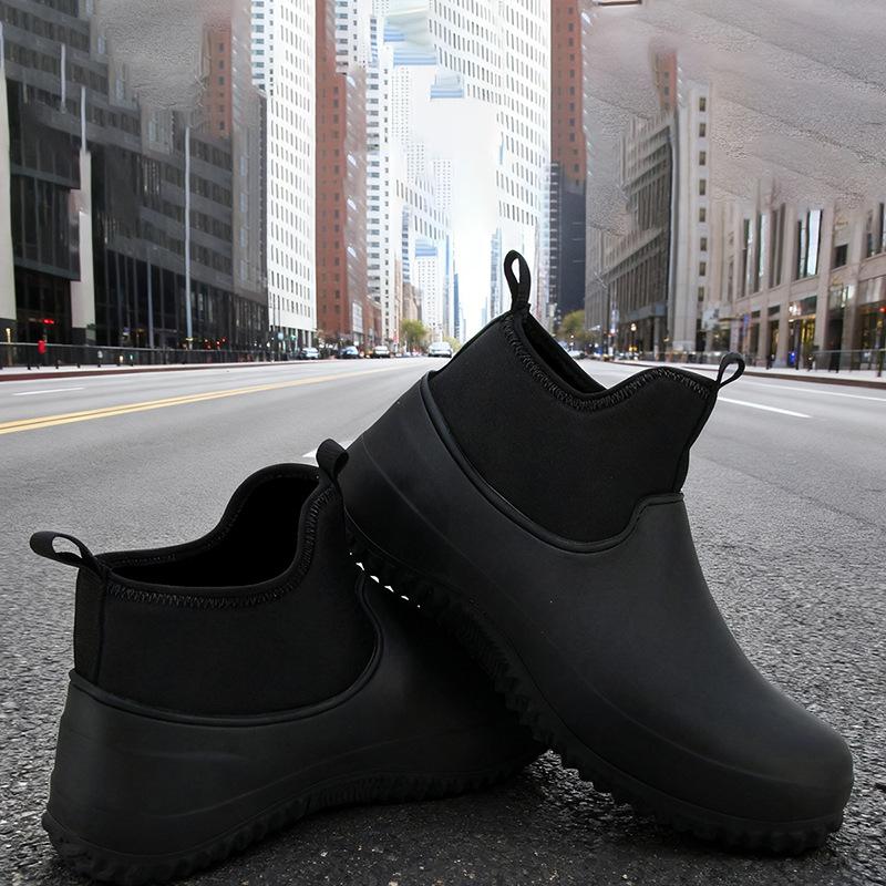 Large size autumn and winter new velvet chef shoes casual overshoes 36