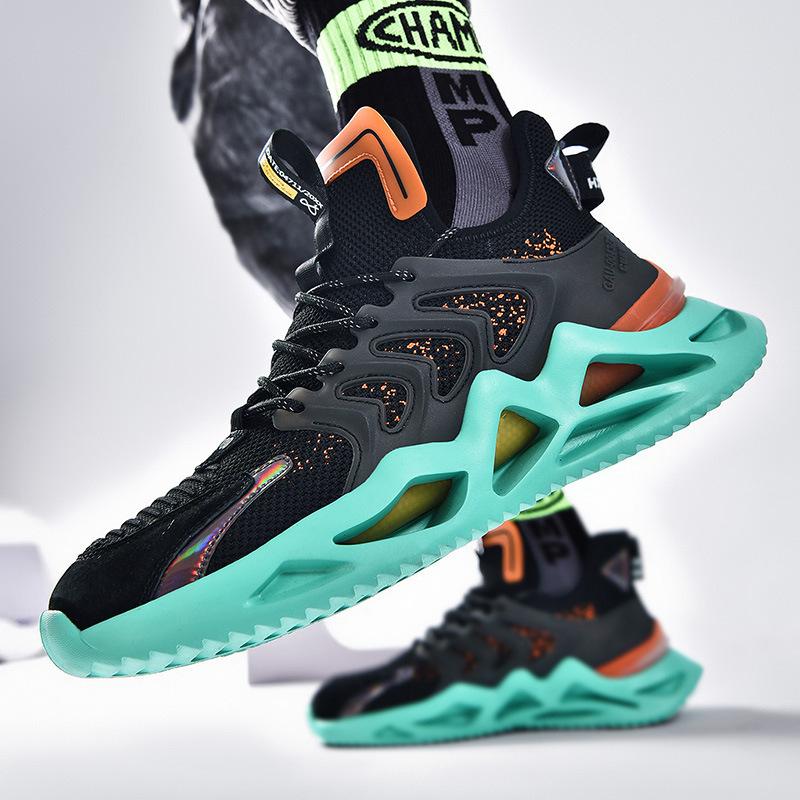 Nové pánské boty Prodyšné boty pro muže Módní běžecké boty Ležérní lehké outdoorové sportovní boty pro muže