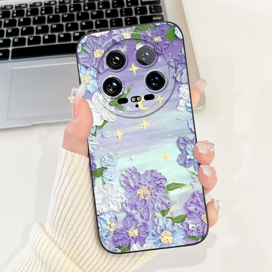 For Xiaomi 14 Ultra Case Cute Dinosaur Cartoon Cover Shockproof Phone Case For Xiaomi Mi 13 Ultra 13Ultra 14Ultra Soft TPU Shell
