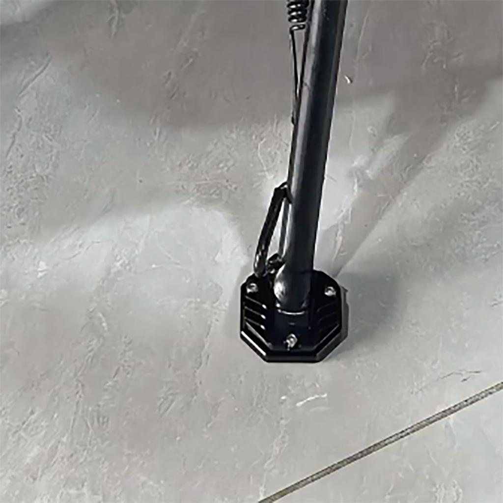 LUYING Płytka pod stopkę boczną, Stop, Części uniwersalne, Honda, Yamaha, Kawasaki, Suzuki (Czarny x 1)