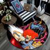 ThunderCats,Round Area Rug,Carpet Rug for Living Room Bedroom Sofa Playroom Decor,Non-slip Floor Mat