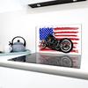 Szklana płyta ochronna na kuchenkę 90x52 Motocykl